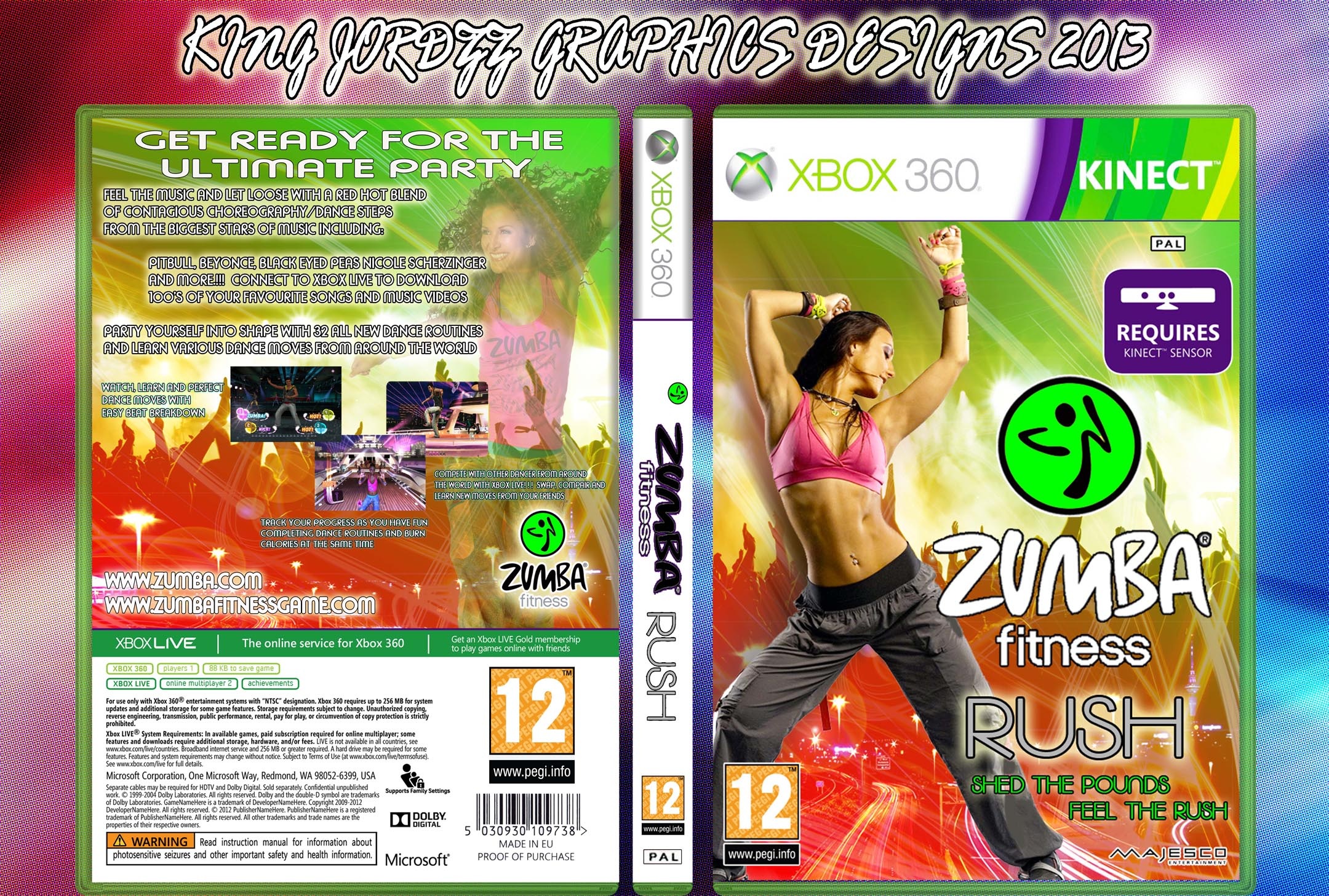 Zumba Fitness: Rush box cover
