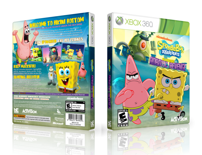 SpongeBob S.P.: Plankton's Robotic Revenge box art cover