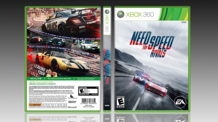 NEED FOR SPEED RIVALS box art cover