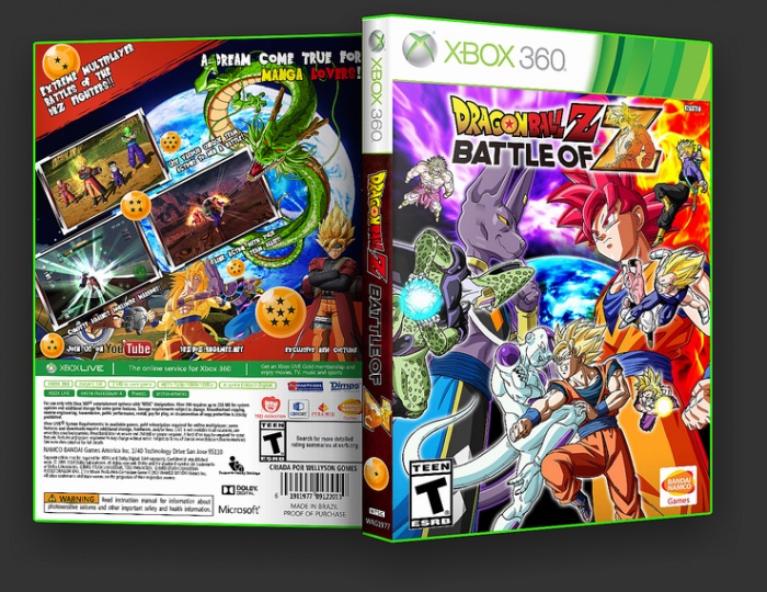 Dragon Ball: Battle of Z box art cover