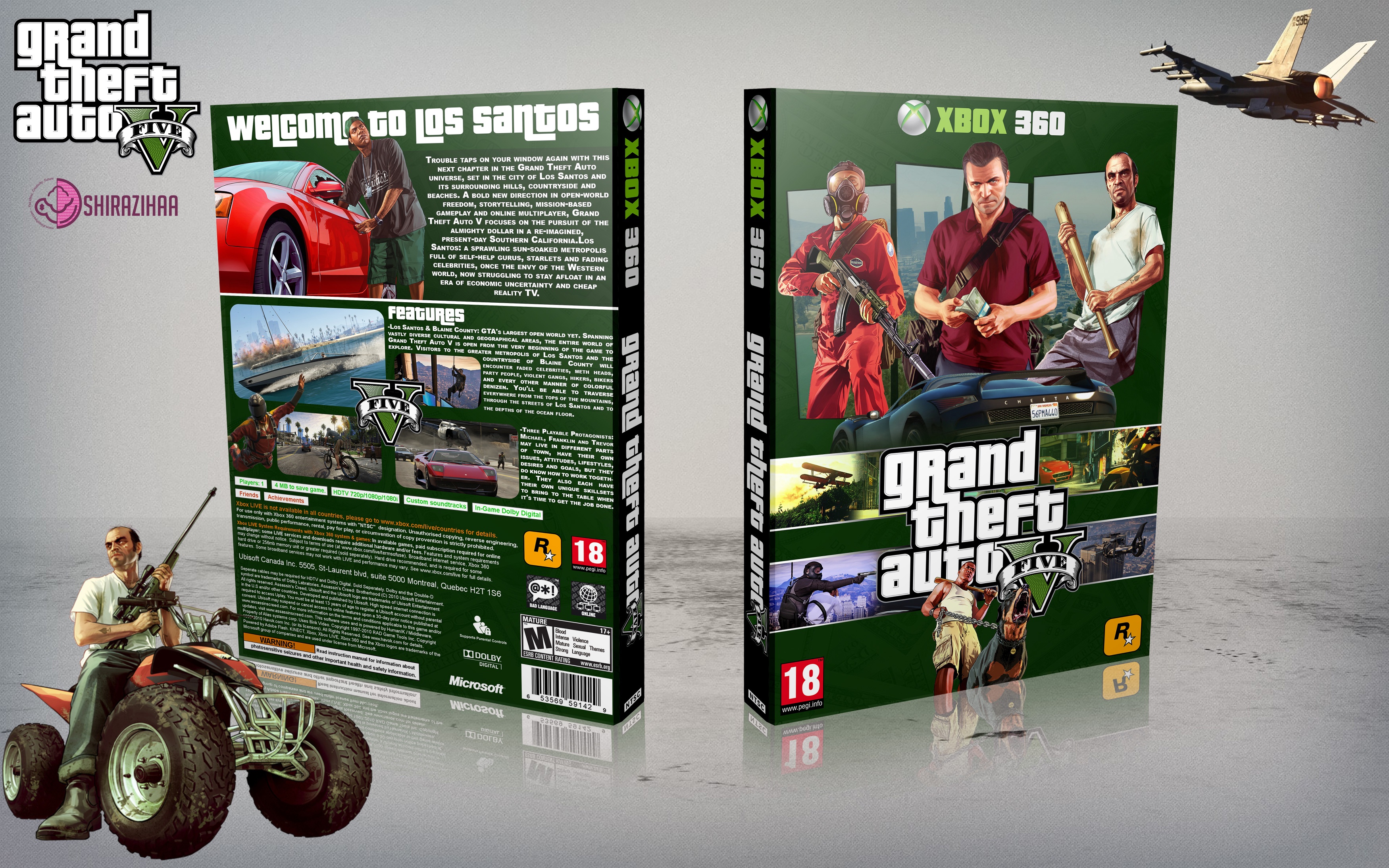 Grand Theft Auto V box cover