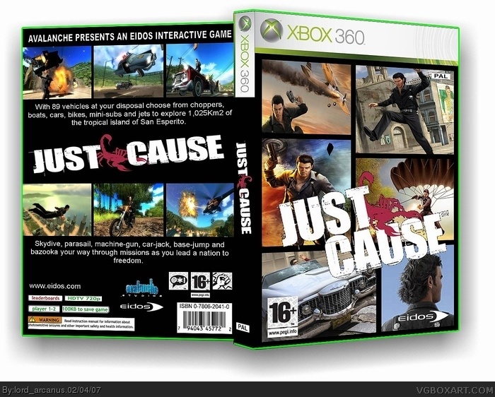 Just Cause box cover