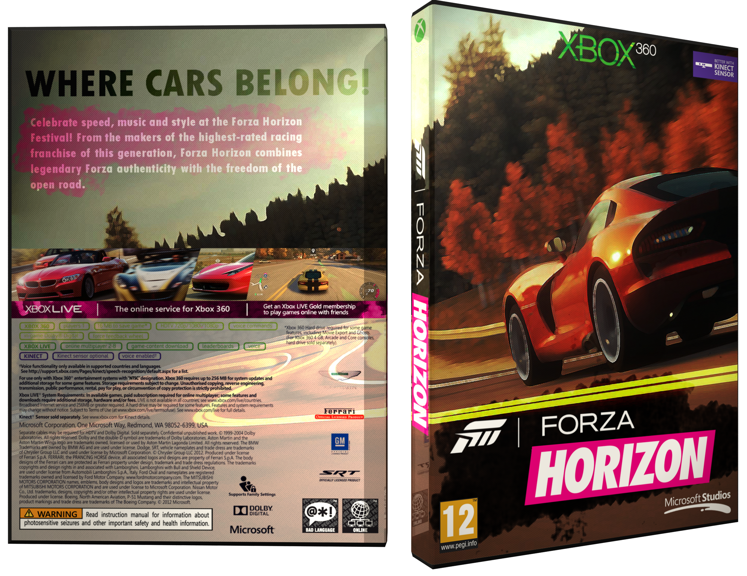 Forza Horizon box cover