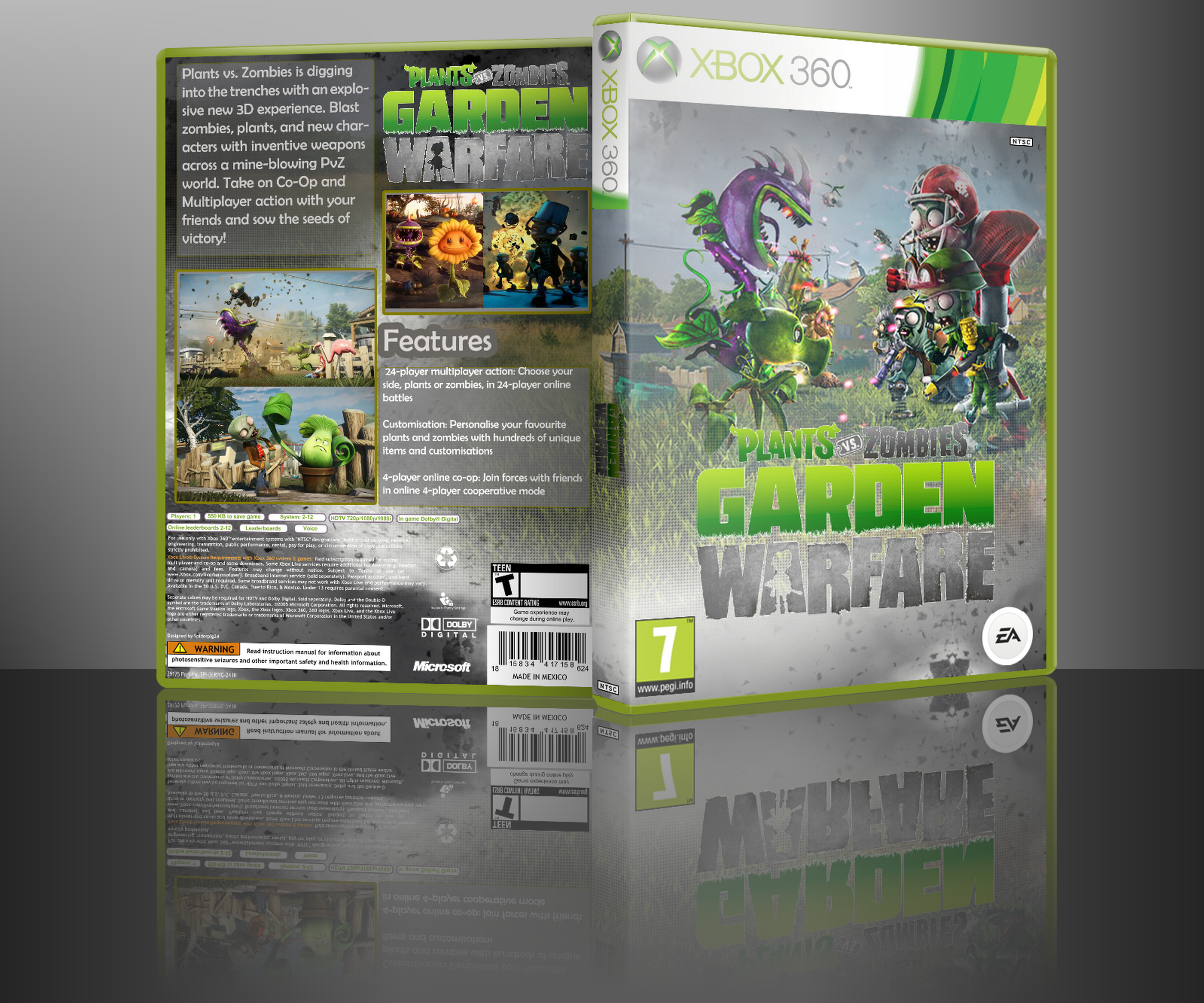 Plants vs. Zombies Garden Warfare box cover