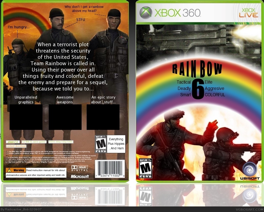 Rainbow 6 box cover