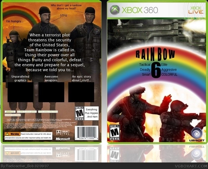 Rainbow 6 box art cover