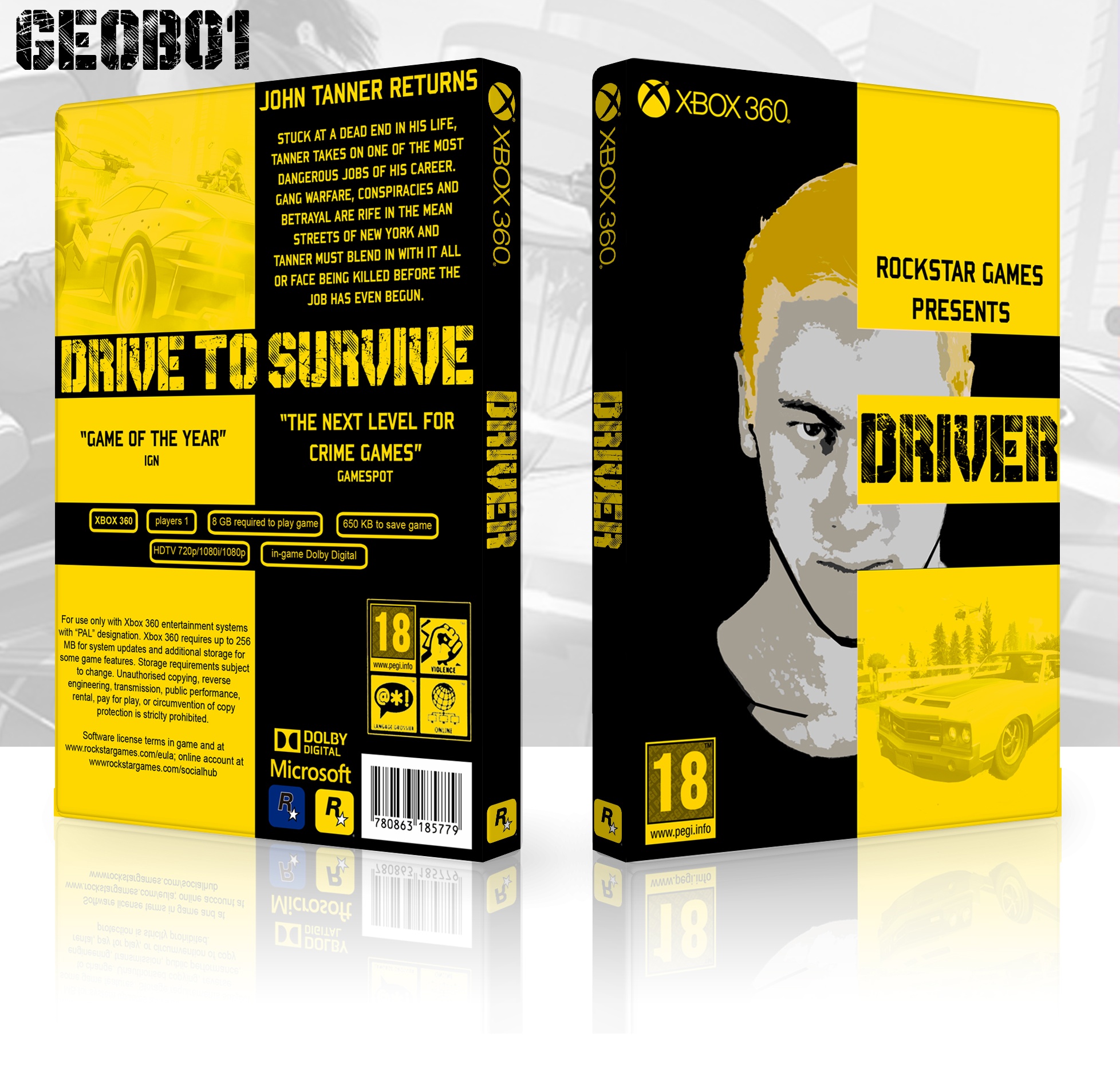 Driver box cover