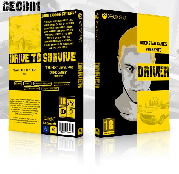 Driver box art cover