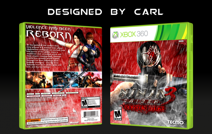 Ninja Gaiden 3: Razor's Edge box art cover
