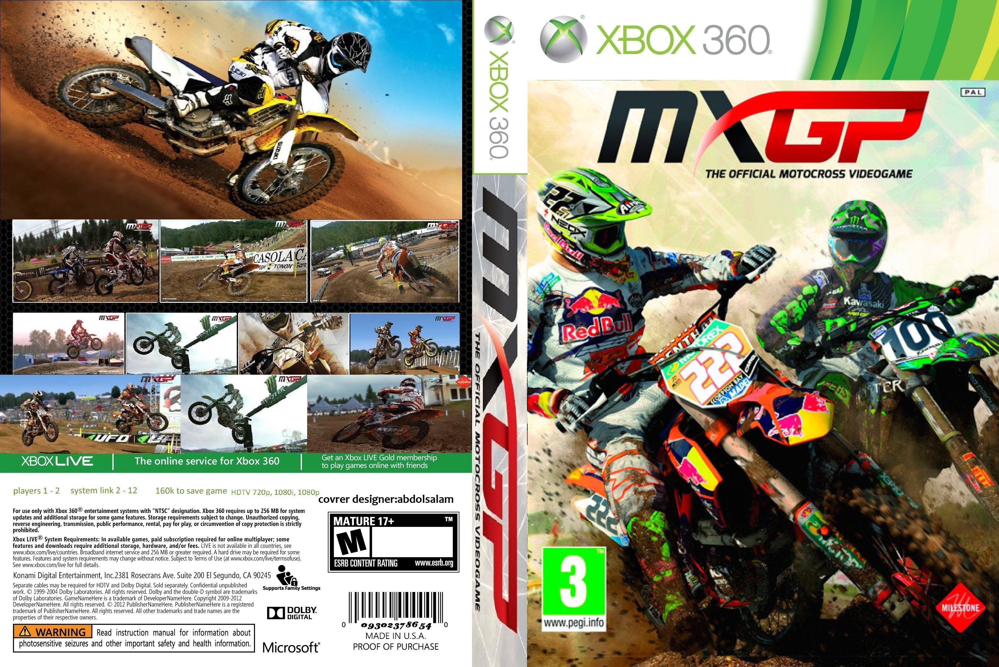 MXGP - The Official Motocross Videogame box cover