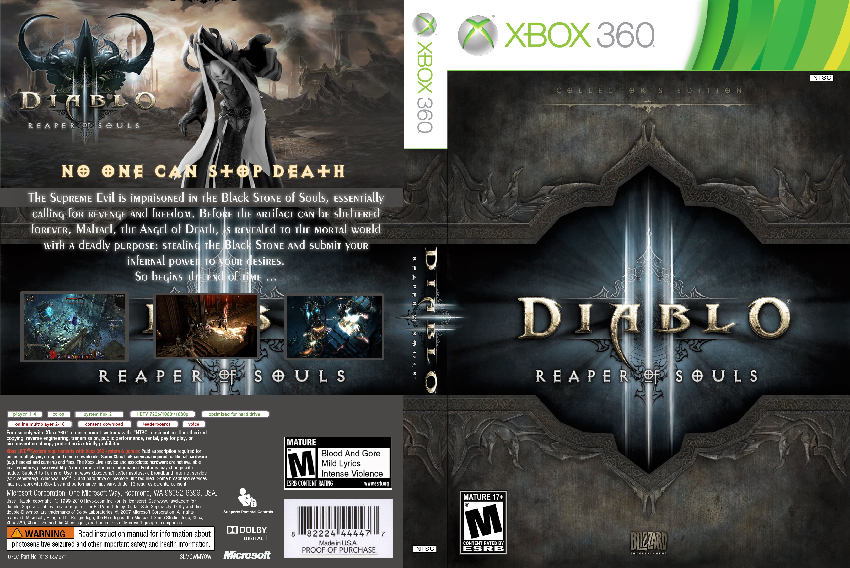 Diablo 3: Reaper Of Souls box cover