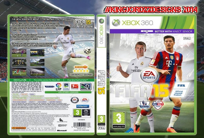 FIFA 15 box art cover