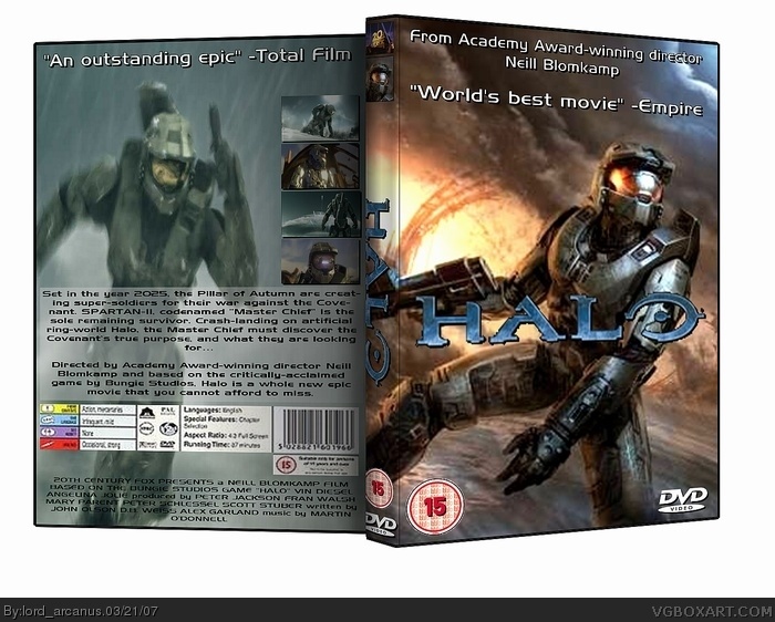 Halo (DVD) box cover