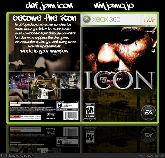 Def Jam ICON box art cover