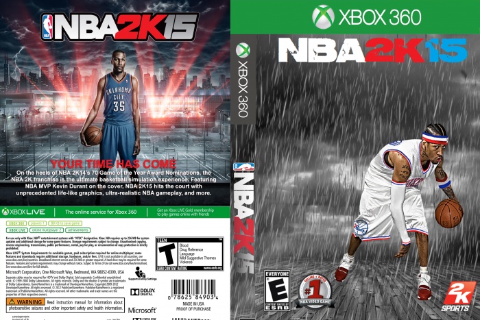 NBA 2K15 box art cover