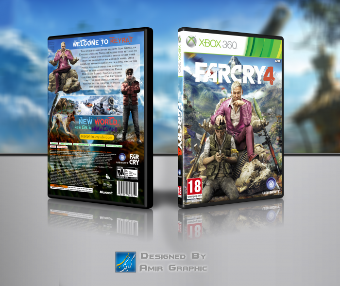 Far Cry 4 XBOX 360 COVER box art cover