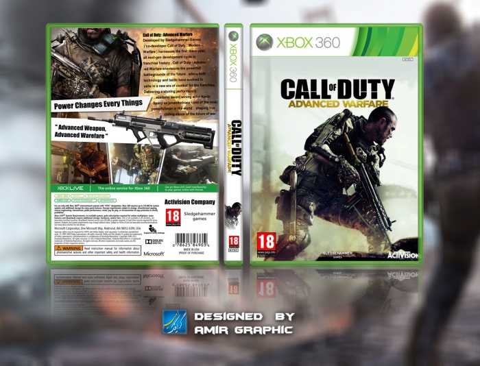Call of Duty : Advanced Warfare XBOX360 Cover box art cover