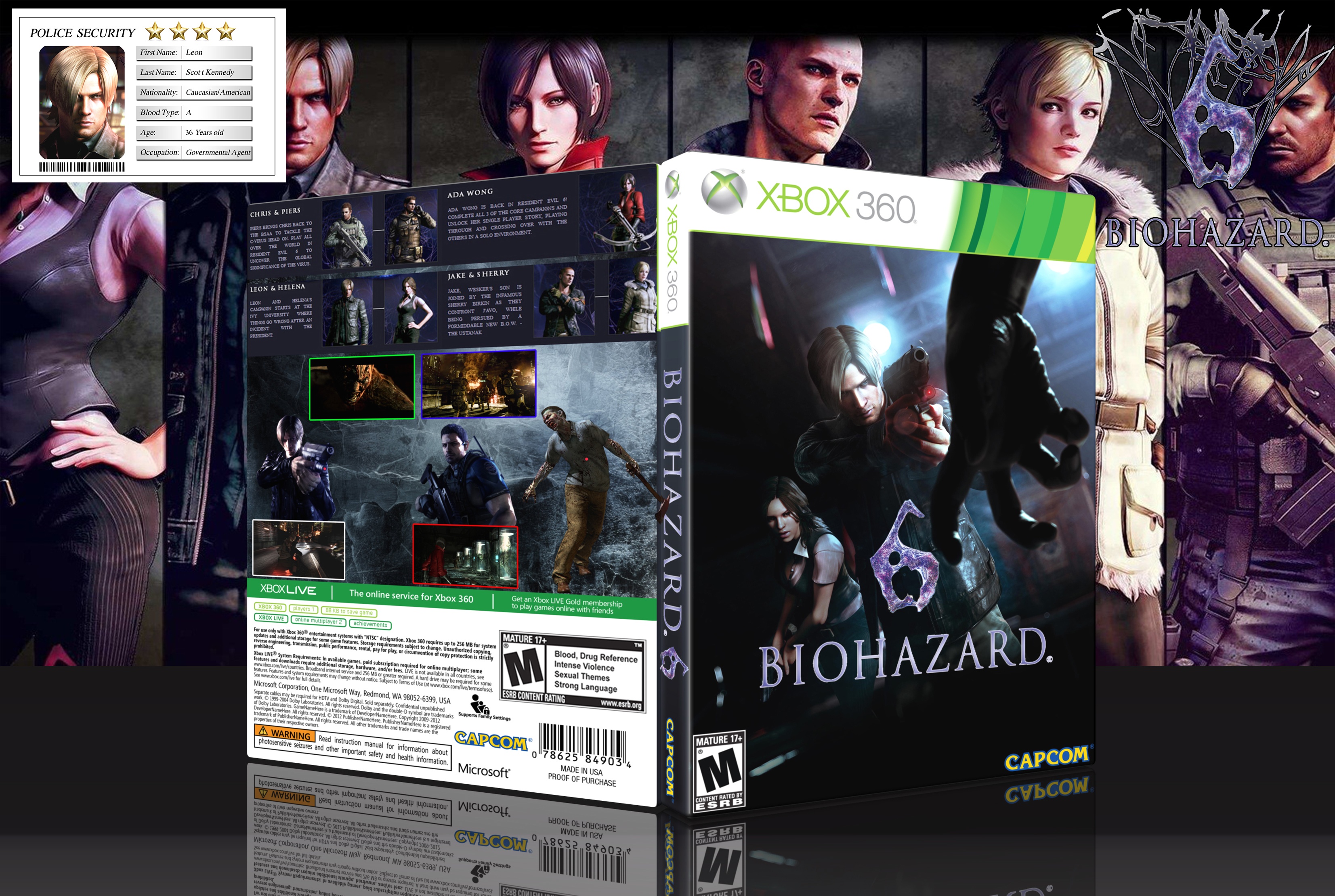 Biohazard 6 box cover