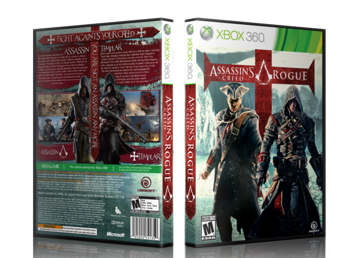 Assassins Creed: Rogue box art cover