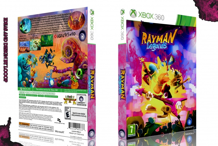 Rayman Legends box art cover