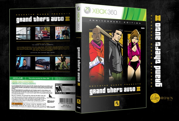Grand Theft Auto III: Anniversary Edition box art cover