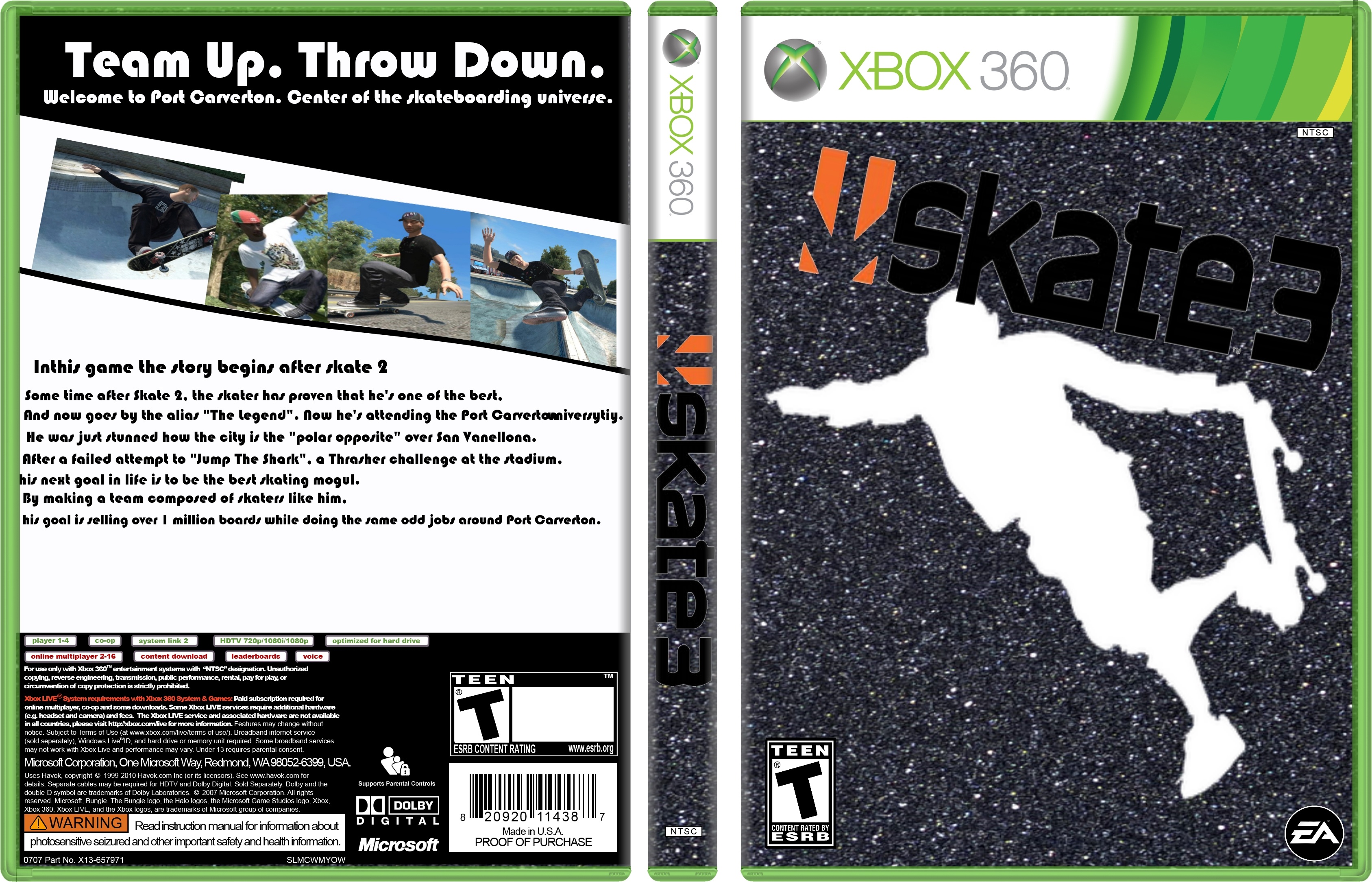 Skate 3 box cover