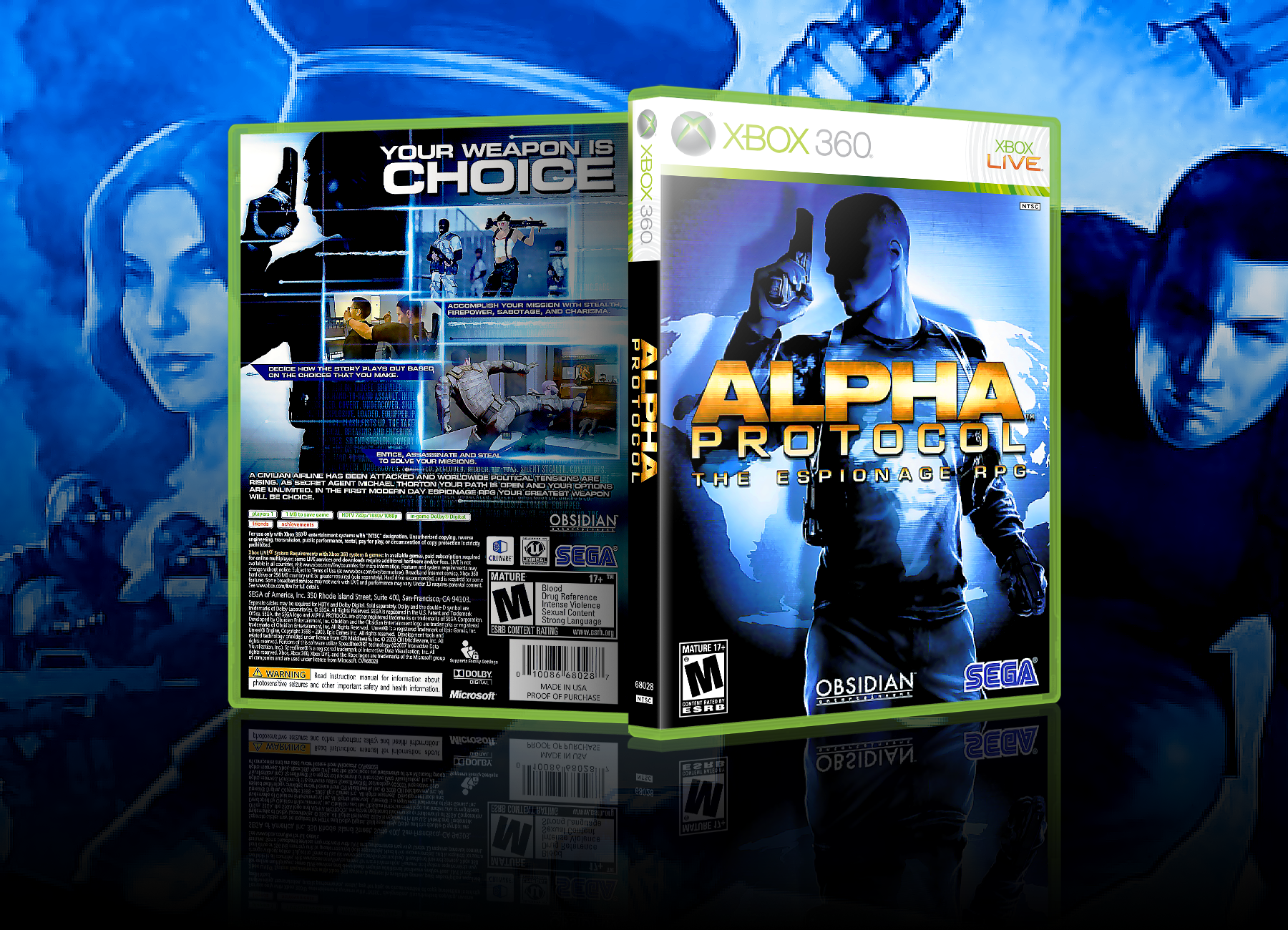 Alpha Protocol box cover