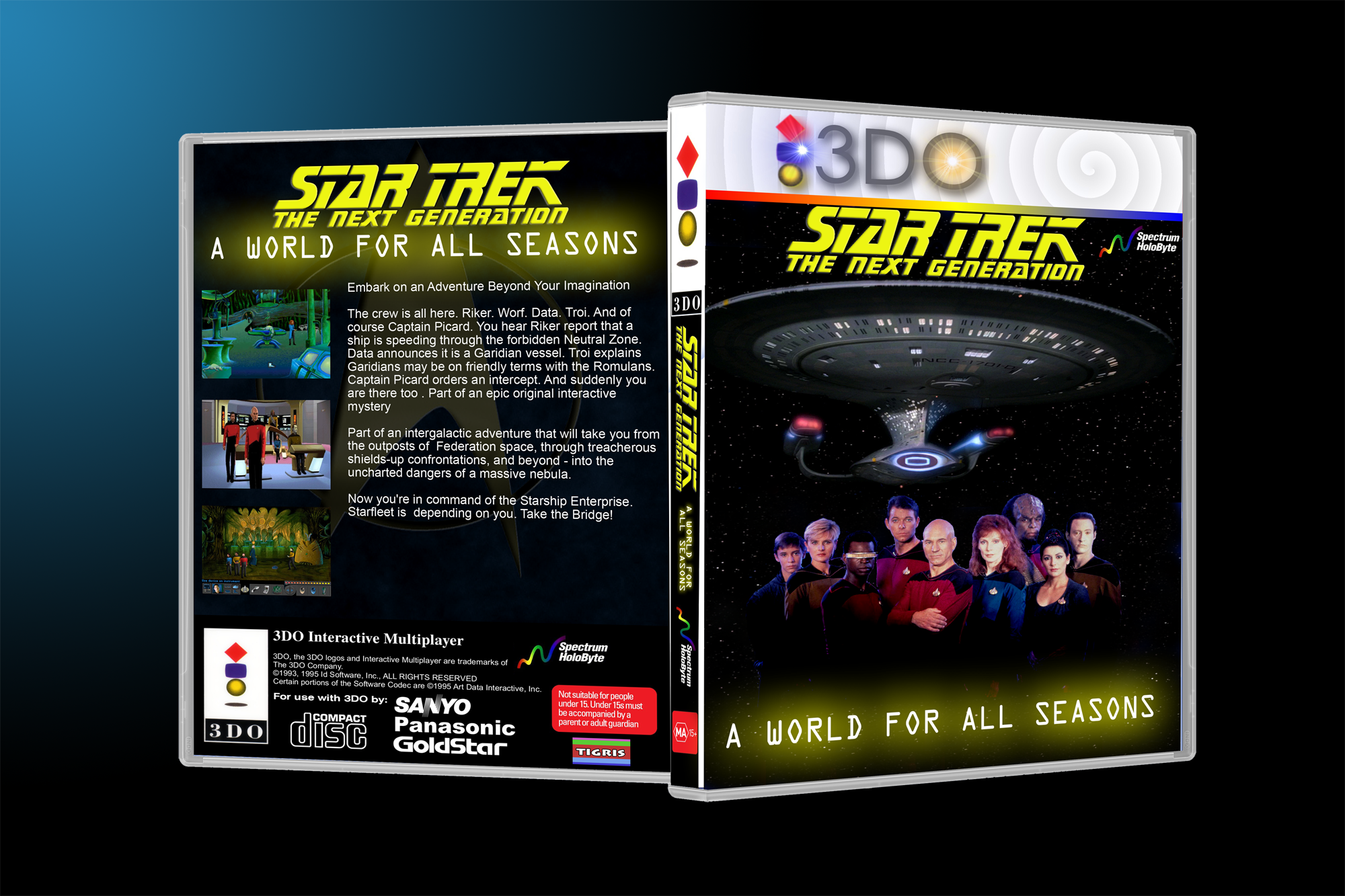 Star Trek: A World For All Seasons box cover