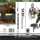 Metal Gear Solid: Snake Eater 3D Box Art Cover