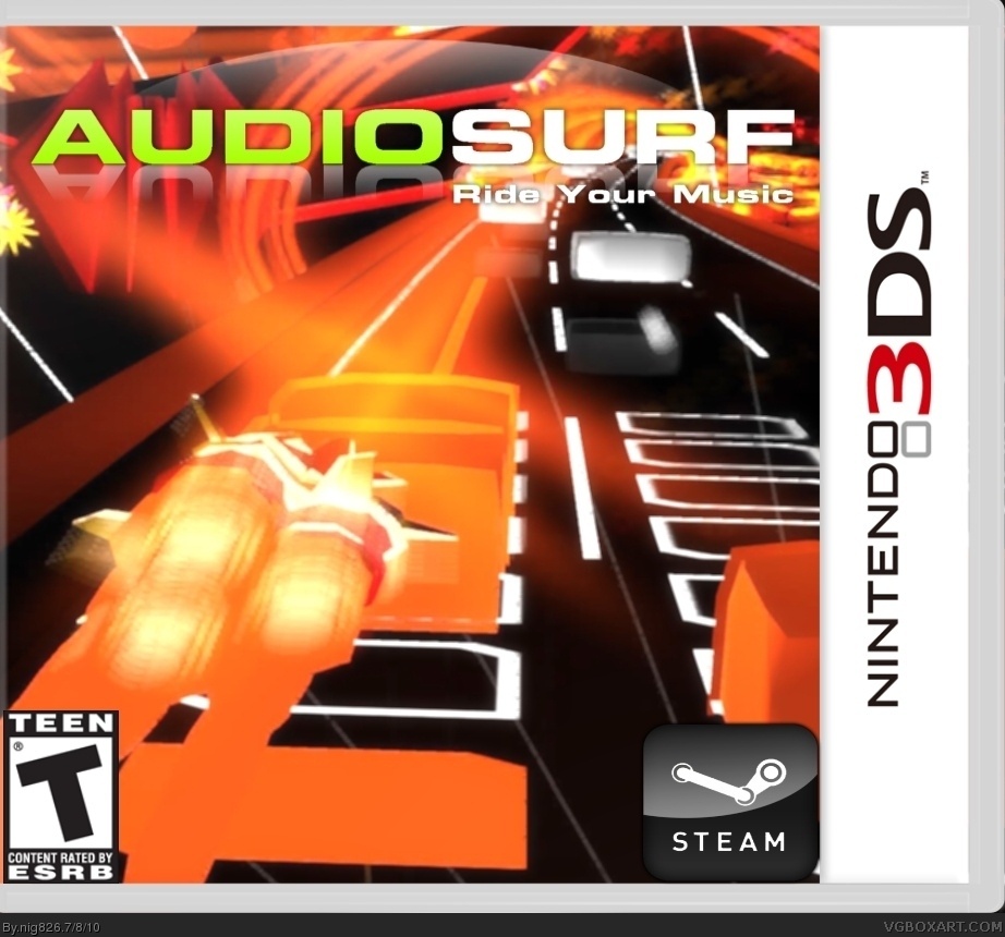 Audiosurf 3DS box cover