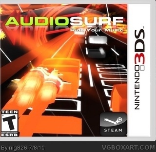 Audiosurf 3DS box art cover