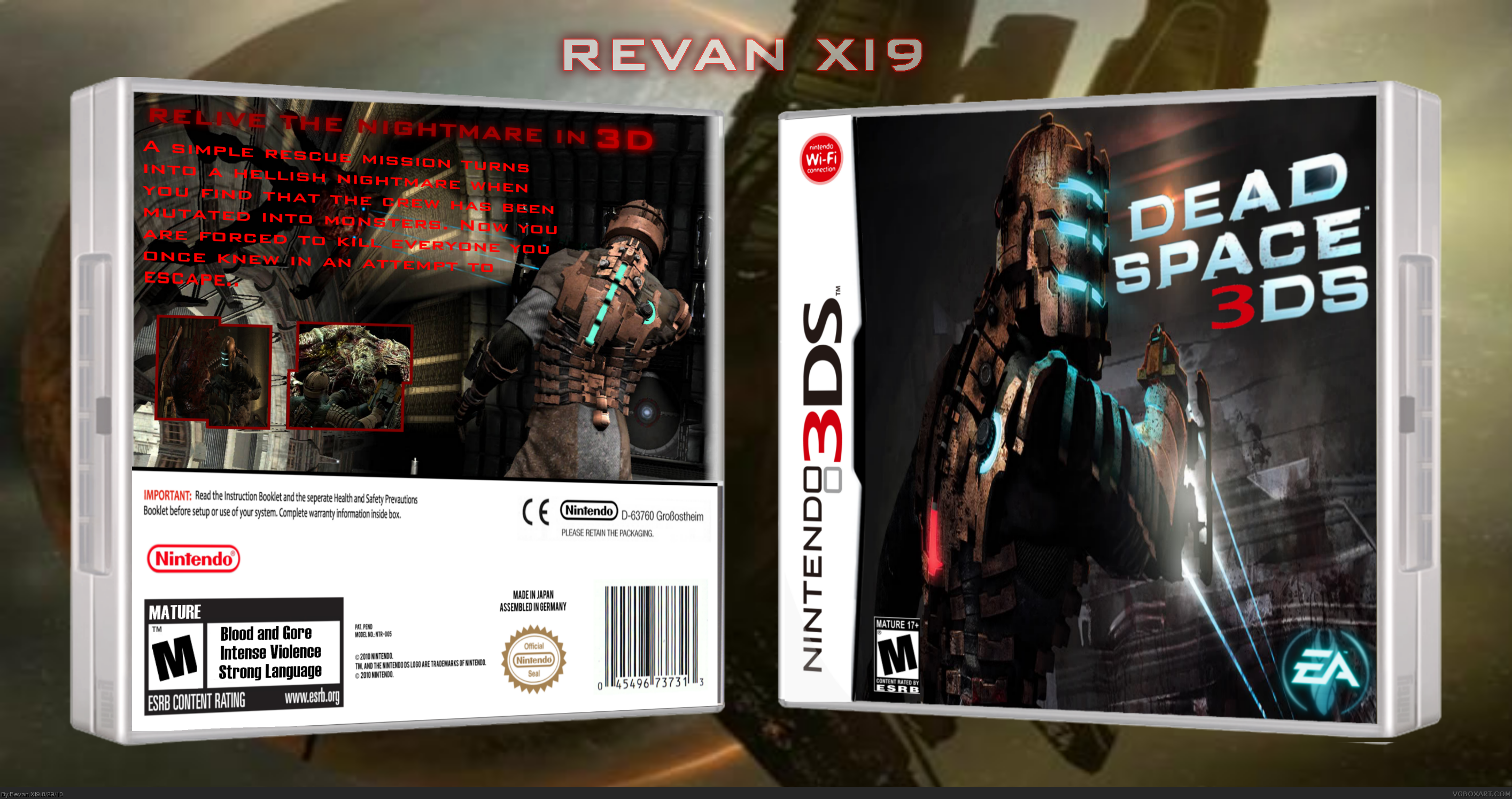 Dead Space 3DS box cover