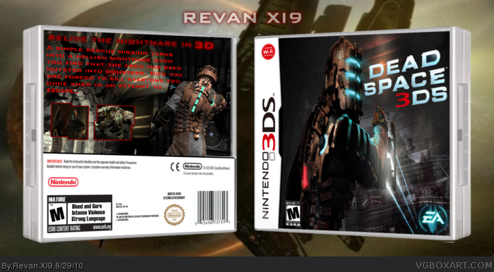 Dead Space 3DS box art cover