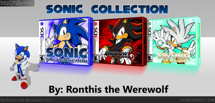 Sonic Collection (3DS) box art cover