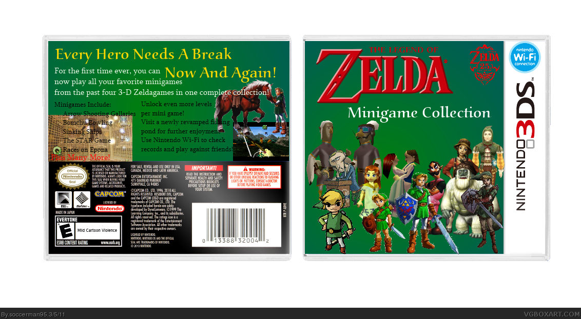 The Legend of Zelda: Minigame Collection box cover
