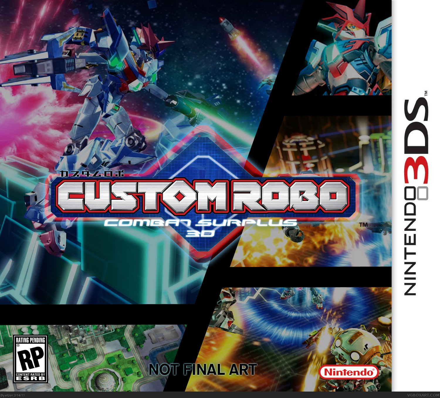 Custom Robo: Combat Surplus 3D box cover
