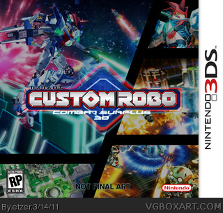 Custom Robo: Combat Surplus 3D box art cover