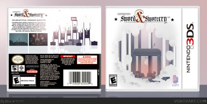 Superbrothers: Sword & Sworcery EP box art cover