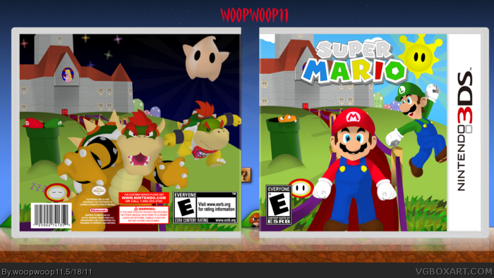 Super Mario 3D box art cover