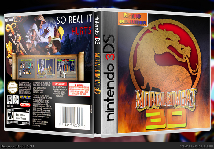 Mortal Kombat 3DS box art cover