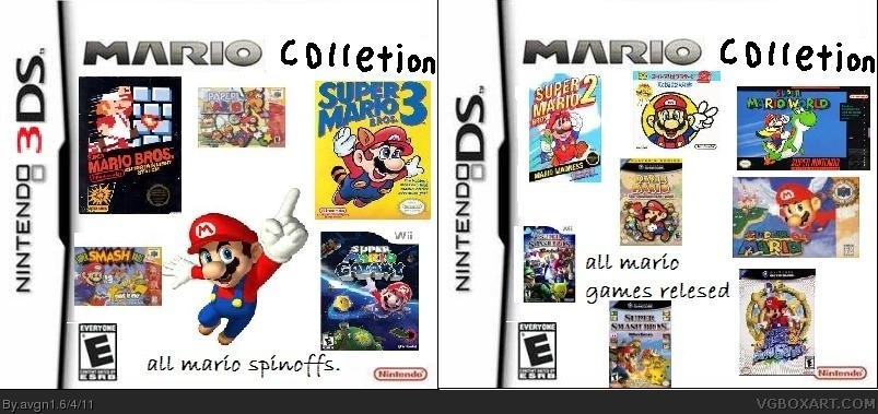 Mario Collection box cover