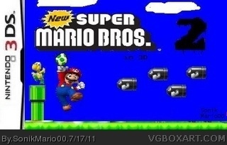 New Super Mario Bros 2 box cover