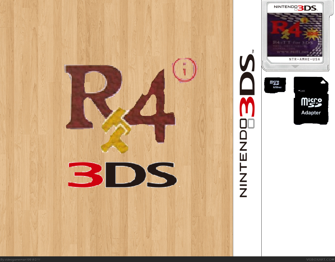 R4i 3DS box cover
