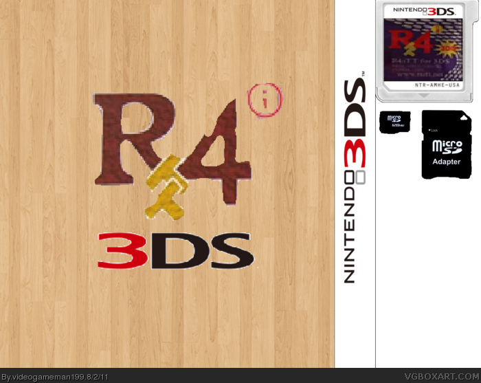 R4i 3DS box art cover