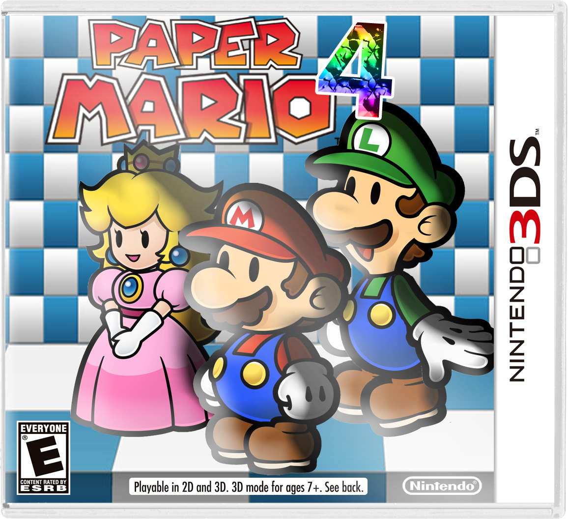 Paper Mario 4 box cover