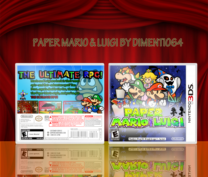 Paper Mario & Luigi box art cover