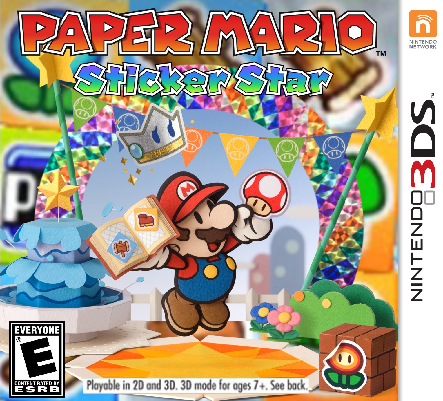 Paper Mario: Sticker Star box cover