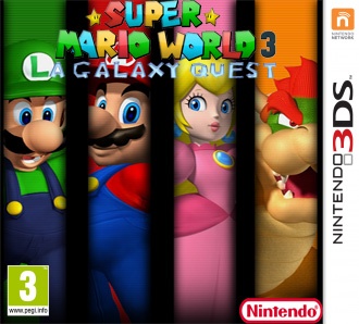 Super Mario World 3: A Galaxy Quest box cover