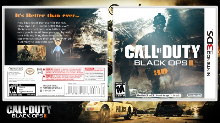 Call Of Duty Black Ops 2 box art cover