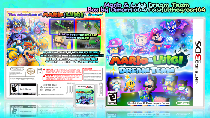 Mario & Luigi: Dream Team box art cover